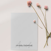 Monogram Trendy Modern Personalised With Name
