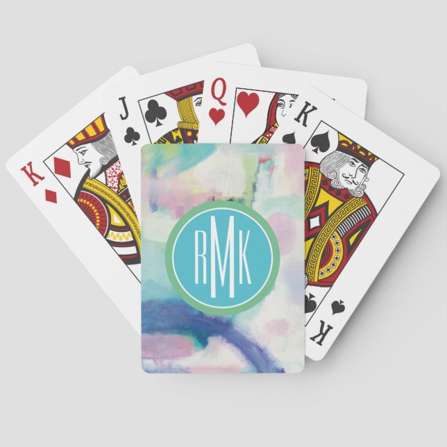 Monogram | Trial and Airy Bright Playing Cards (Back)