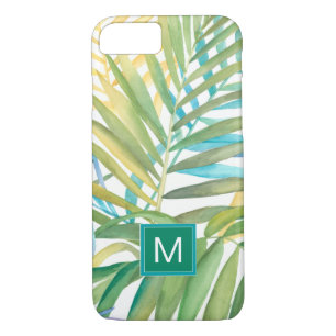 Monogram   Tropical Palm Leaves Case-Mate iPhone Case