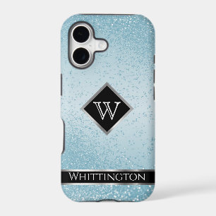 Monogram Twinkle Ombre - Baby Blue