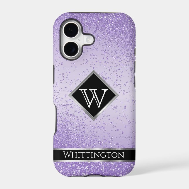 Monogram Twinkle Ombre - Purple (Back)