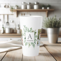 Monogram Two Photos | Personalised Greenery Frame