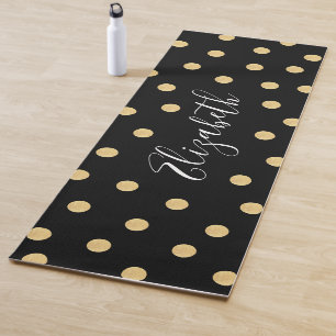 Monogram Unique Black Gold Mat