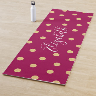 Monogram Unique Pink Gold Mat