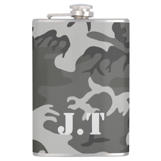 Monogram Urban camouflage Hip Flask (Front)