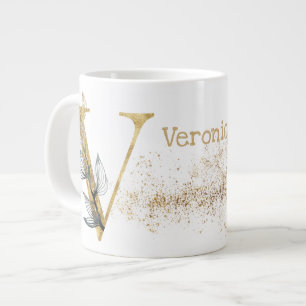 Monogram "V" Jumbo Mug Soup Ice Cream