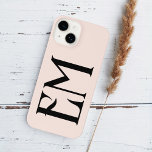 Monogram Vintage Chic Blush Pink<br><div class="desc">Vintage monogram.</div>