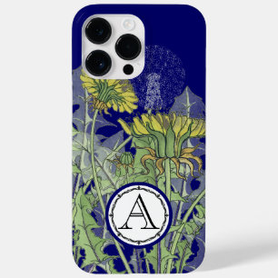 Monogram Vintage Modern Dandilion Flower iphone Case-Mate iPhone 14 Pro Max Case