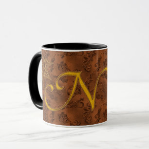 Monogram Vintage N Mug