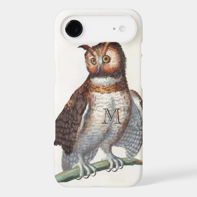Monogram Vintage Owl Personalised  (Back)