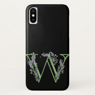 Monogram W Lavender Eucalyptus Case-Mate iPhone Case