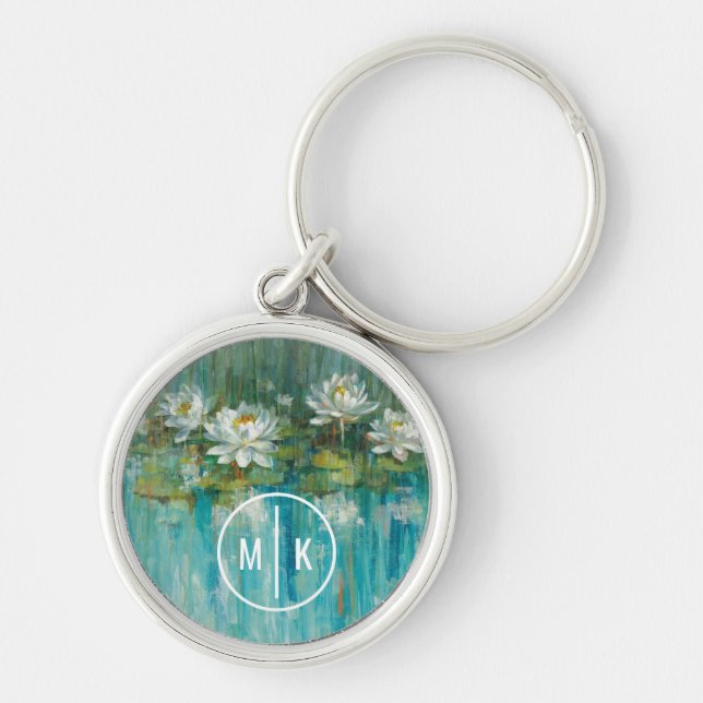 Monogram | Water Lily Pond Key Ring (Front)