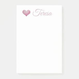 MONOGRAM WATERCOLOR HEART Notes
