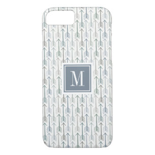 Monogram   Watercolor Wanderlust Arrow Pattern Case-Mate iPhone Case