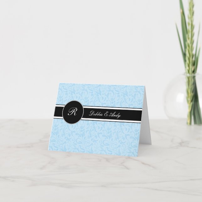 Monogram Wedding Cards (Front)
