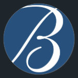 Monogram  Wedding Stickers<br><div class="desc">Created by Colourful Designs Inc. Copyright 2011. All text can be modified. Need a custom design? Have another colour in mind? Need Help? Want me to customise something for you? Contact me at colourful_designs_inc@hotmail.com. I will respond within 24 Hours, unless it is the weekend or a statutory holiday. You can...</div>