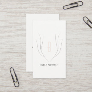 Monogram Whimsical Business Card