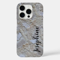 Monogram white cream calligraphy black abstract