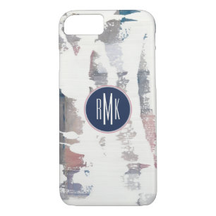 Monogram   White Out Crop Case-Mate iPhone Case