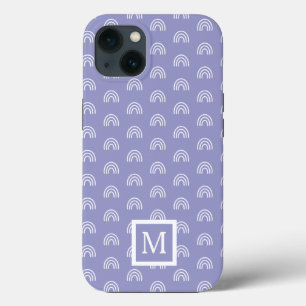 Monogram White Rainbow iPhone 13 Case