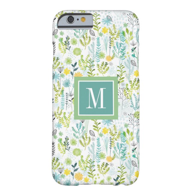 Monogram | Wild and Free Pattern Case-Mate iPhone Case (Back)