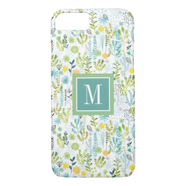 Monogram | Wild and Free Pattern Case-Mate iPhone Case (Back)