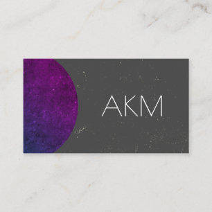 Monogram with Texturised Colour Ways Business Card