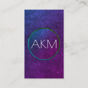 Monogram with Texturised Colour Ways Business Card