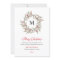 Monogram Wreath Merry Christmas Greenery