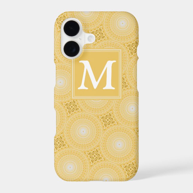 Monogram yellow circles pattern (Back)