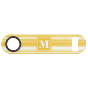 Monogram yellow stripes