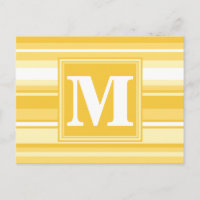 Monogram yellow stripes