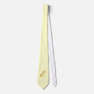 Monogram Yellow Tie