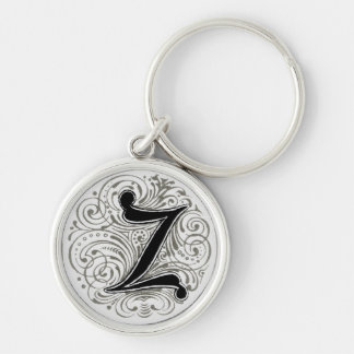Monogram ‘Z’ in Grey - Keychain