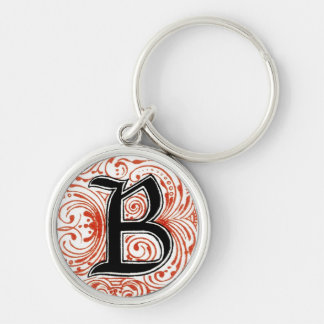 Monogram ‘Z’ in Red - Keychain