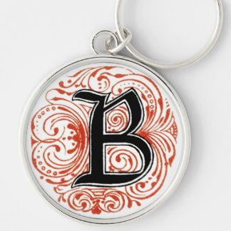 Monogram ‘Z’ in Red - Keychain