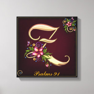 Monogram Z Premium Wrapped Canvas (Gloss)