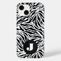 Monogram Zebra Print