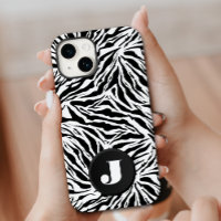 Monogram Zebra Print