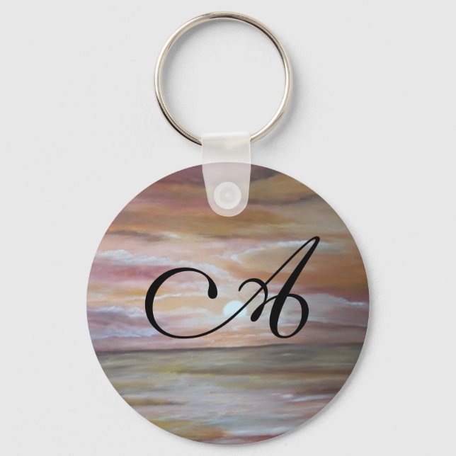 Monograme A Key Ring (Front)