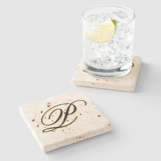 Monogramed Customised Stone Coaster