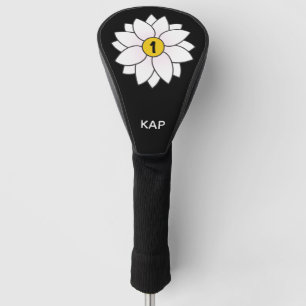 Monogramed Daisy Golf Club Head Cover