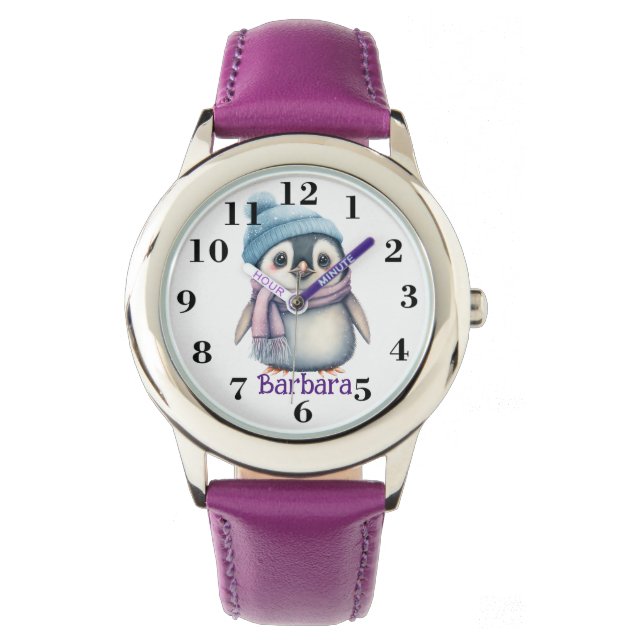 Monogramed Penguin   Watch (Front)