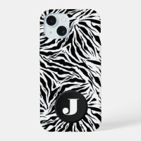 Monogramed Zebra Print