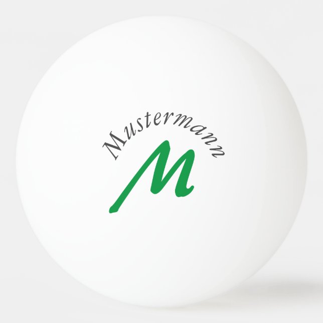 Monogramm Ping Pong Ball (Front)