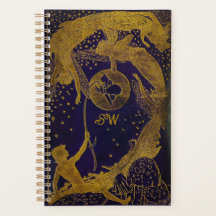 Monogrammed Andrew Lang Violet Fairy Book Planner