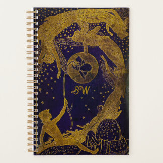 Monogrammed Andrew Lang Violet Fairy Book Planner