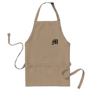Monogrammed apron