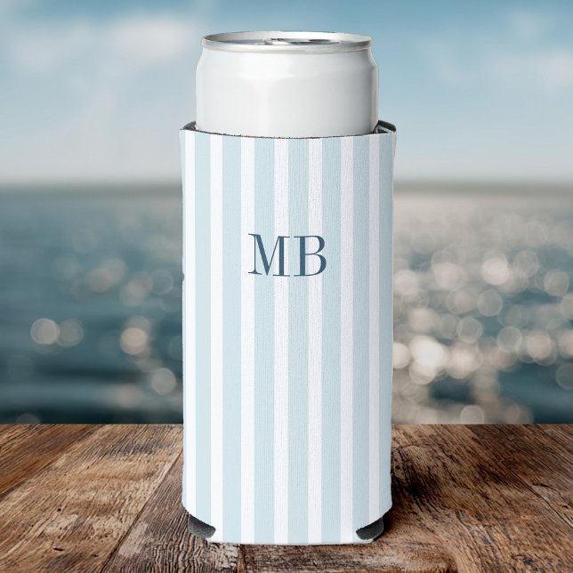 Monogrammed Bachelorette Party Favour Bridal Party Seltzer Can Cooler (Creator Uploaded)