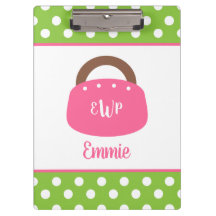 Monogrammed Bermuda Bag Personalised Clipboard